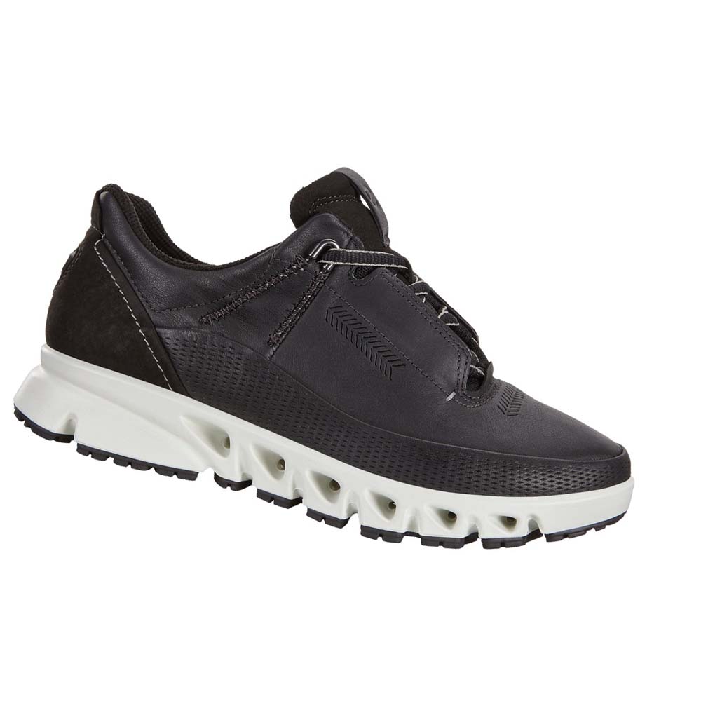 Women\'s Ecco Multi-vent Outdoor Sneakers Black | SG 226XYU